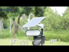 macchina fotografica solare PTZ di inclinazione della vaschetta 120o di compressione 355o della macchina fotografica H.265 del CCTV di visione notturna di colore 4G